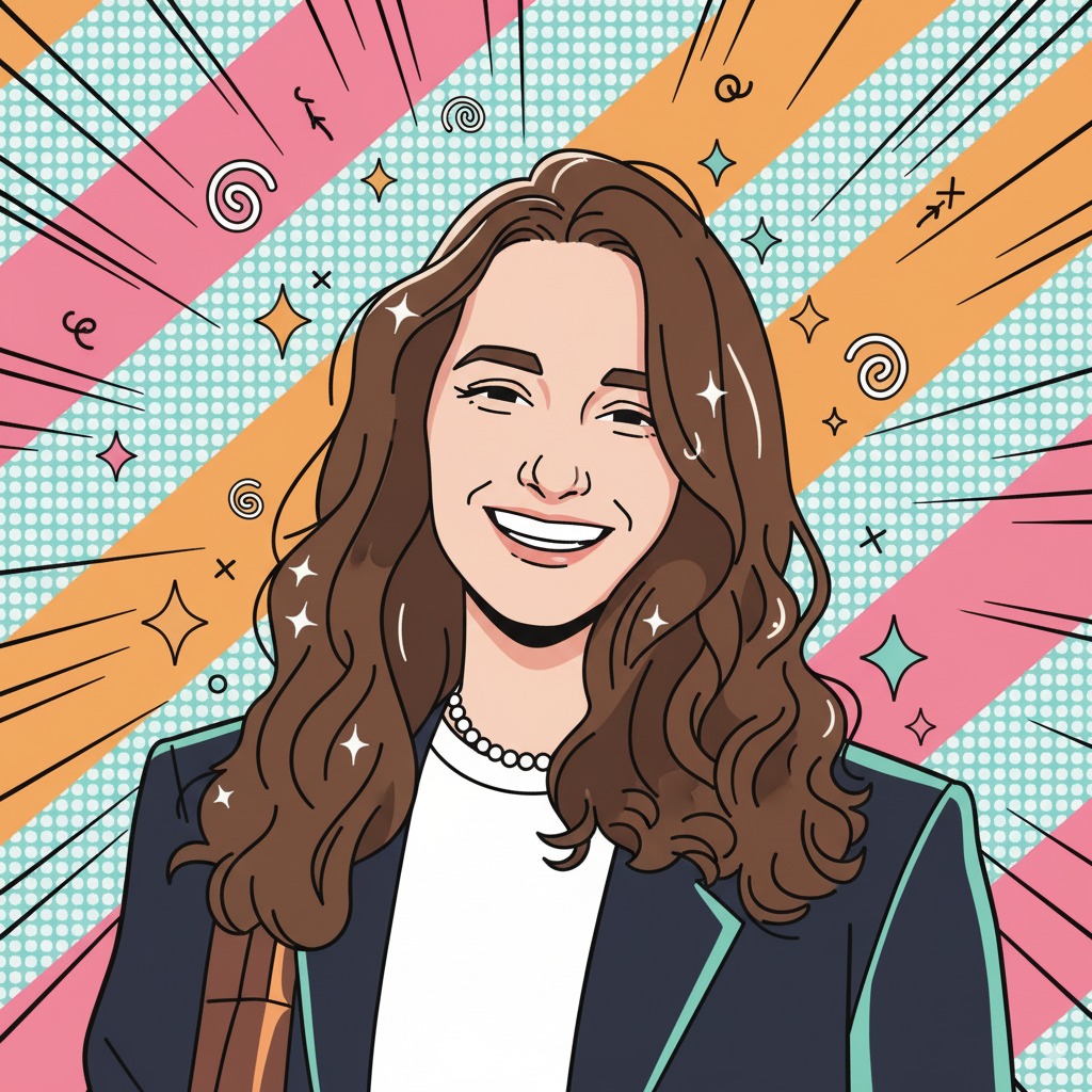 Stylized anime portrait of Sivan Ekron